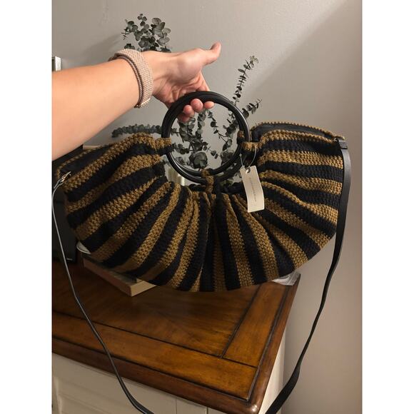 Anthropologie Slouchy Crochet Bag - Picture 2 of 6